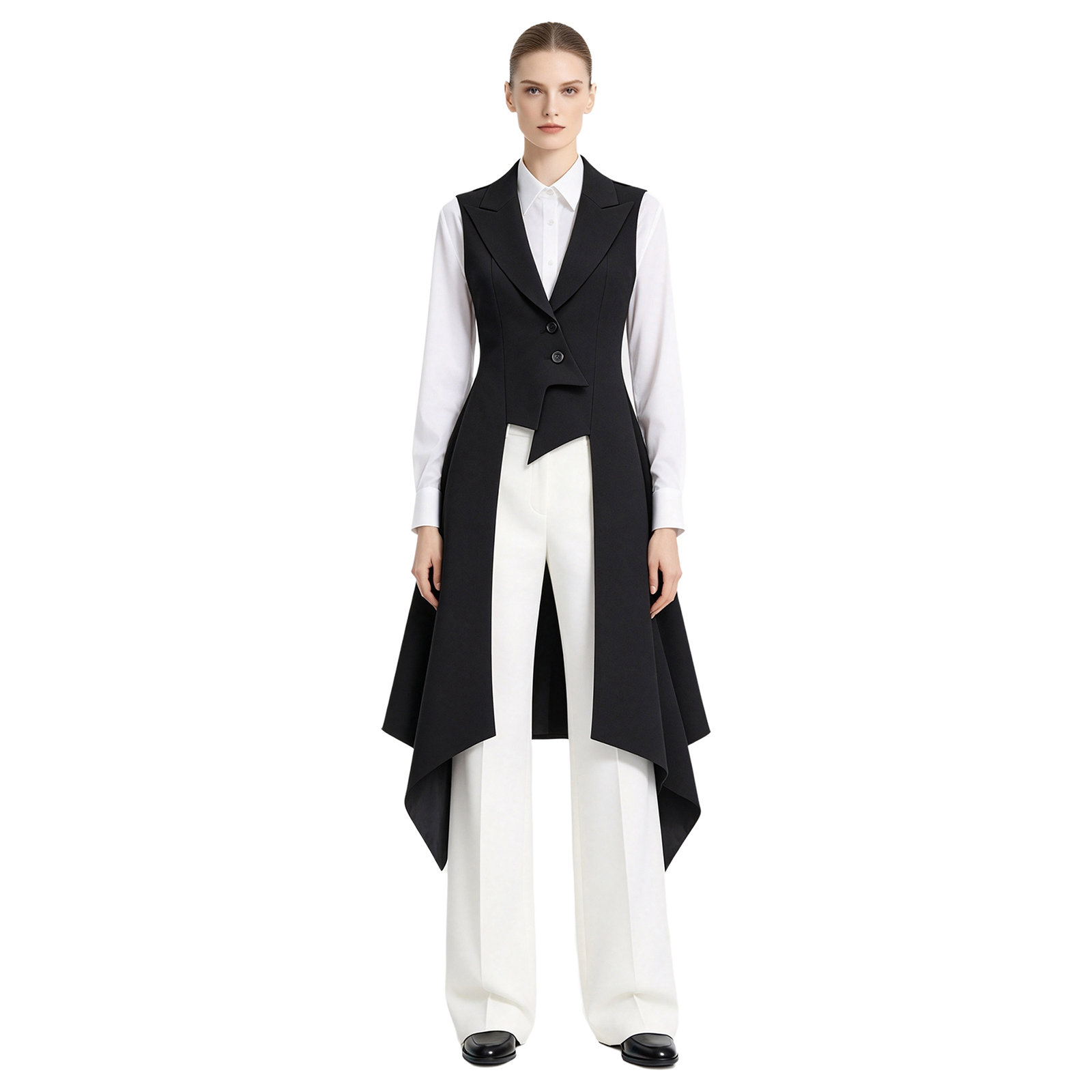 Womens Blazer - Women Tailcoat Blazer Jacket Vintage Swallowtail