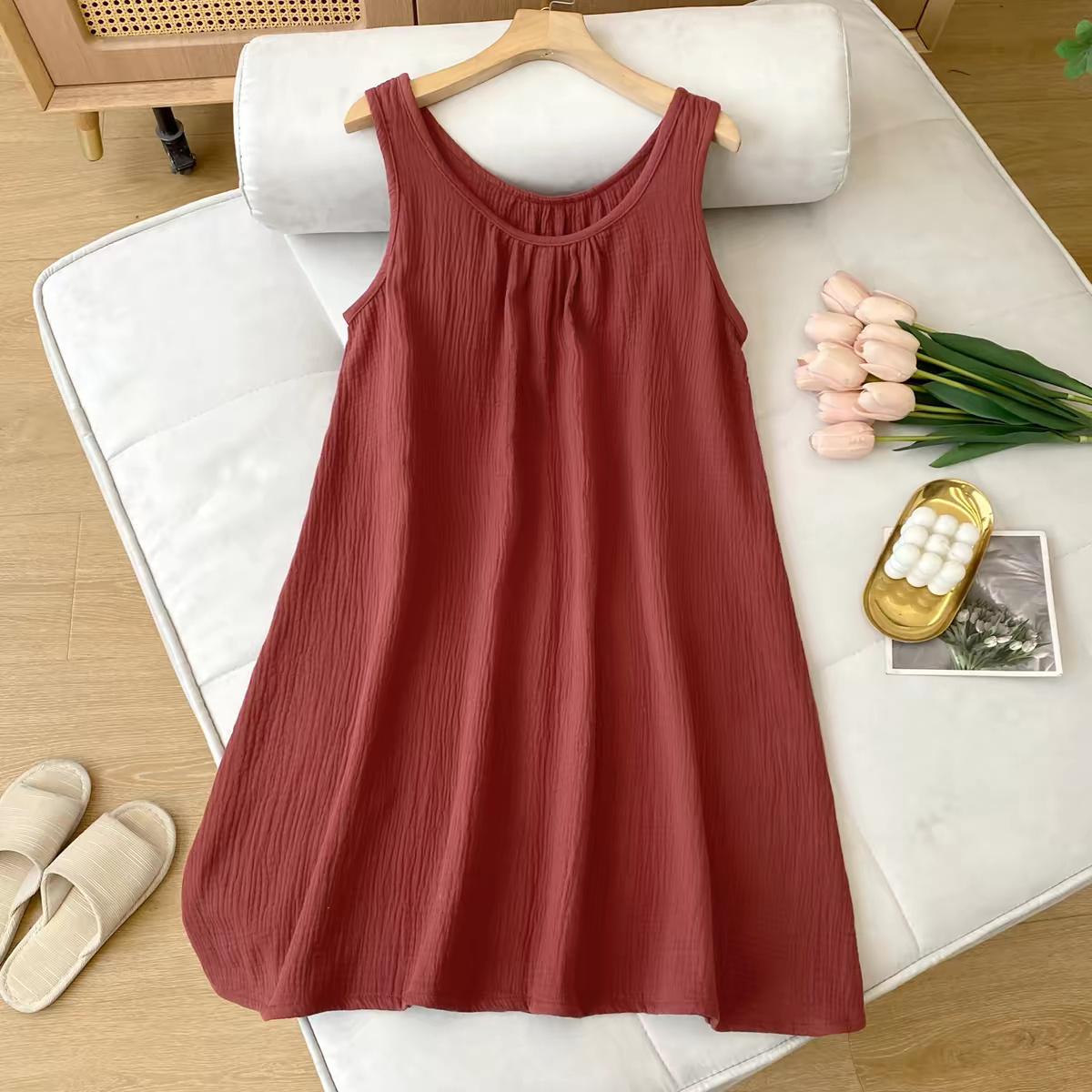 Summer Casual Women's Sleevele - огляд і ціна Midi Dress