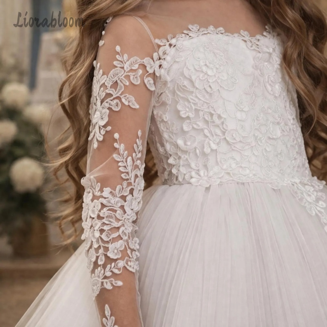 Girls' Lace Wedding Dress Cust - огляд і ціна Formal Skirt