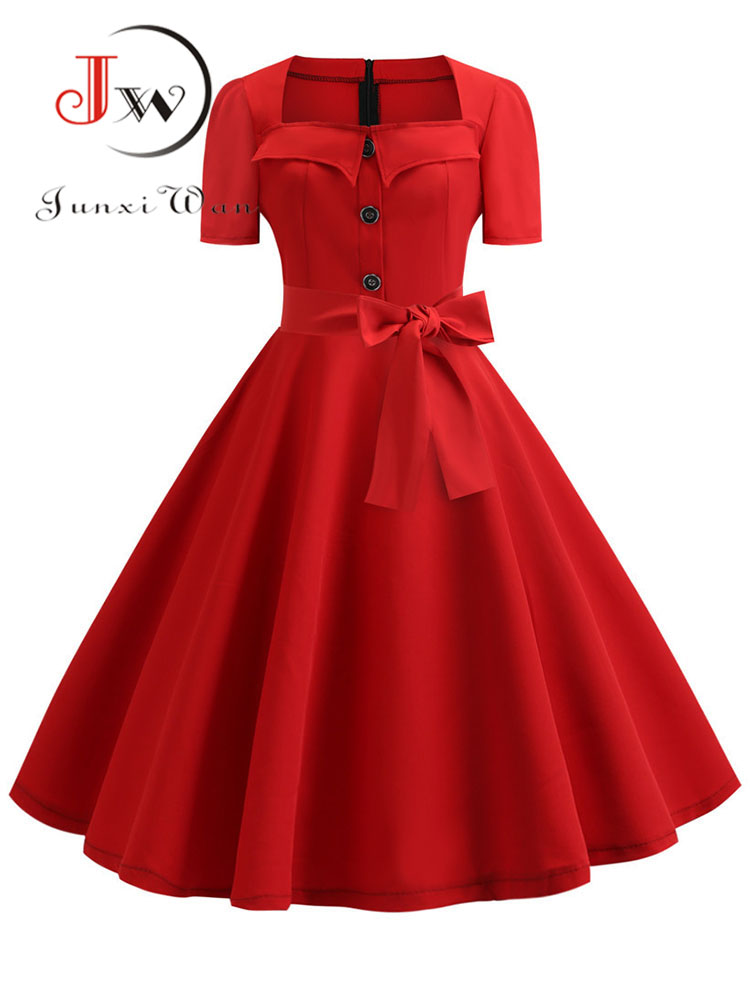 Women Summer Dress Elegant Ret - огляд і ціна Women'S Red Formal Wear