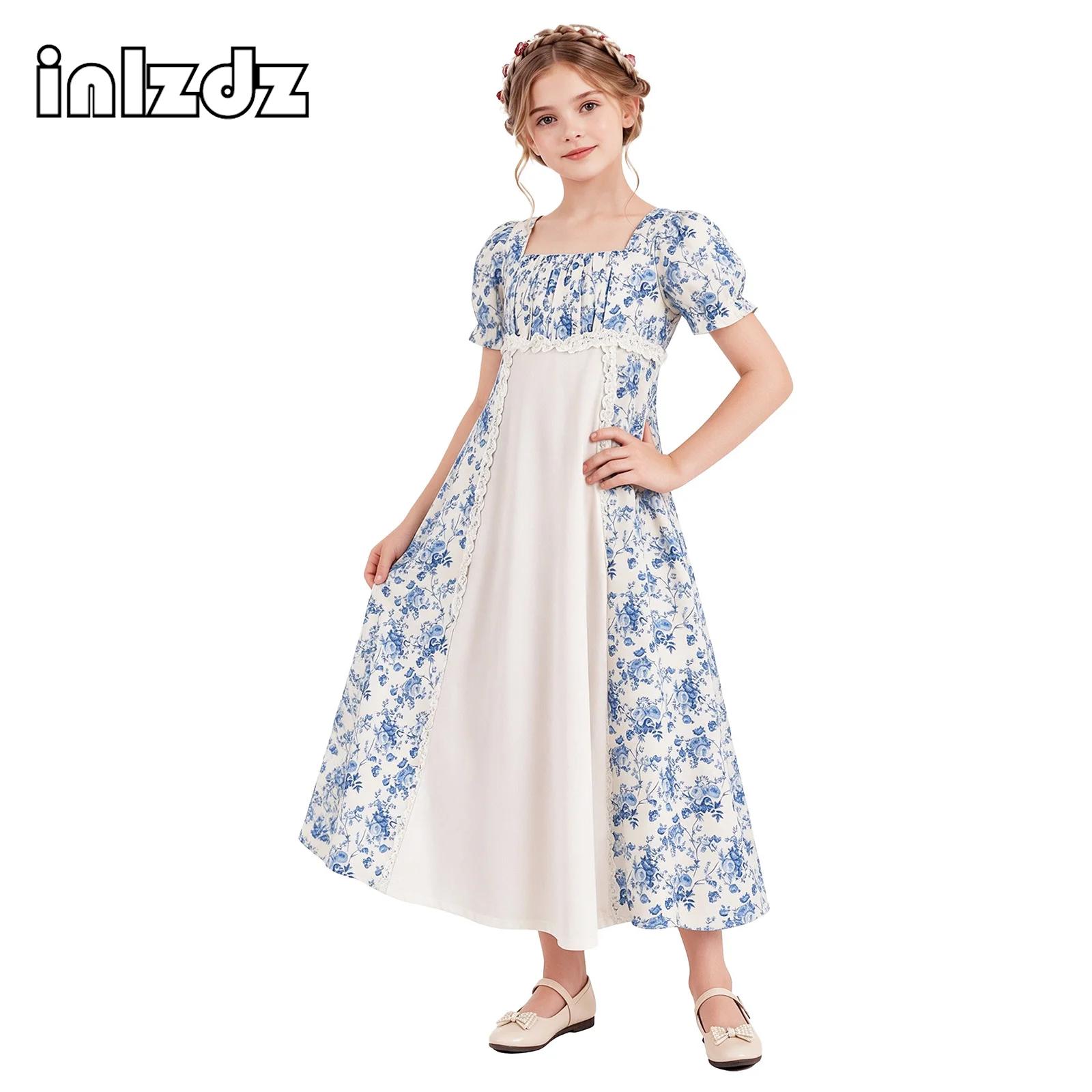 Kids Girls Renaissance Medieva - огляд і ціна Lace Dress