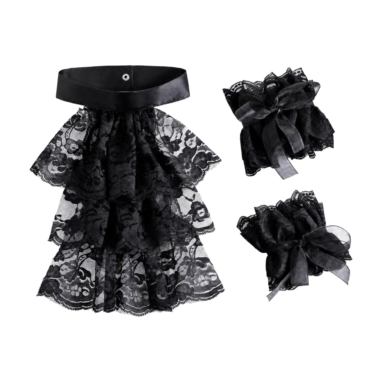 Women Lace Collar Gloves with  - огляд і ціна Lace Dress