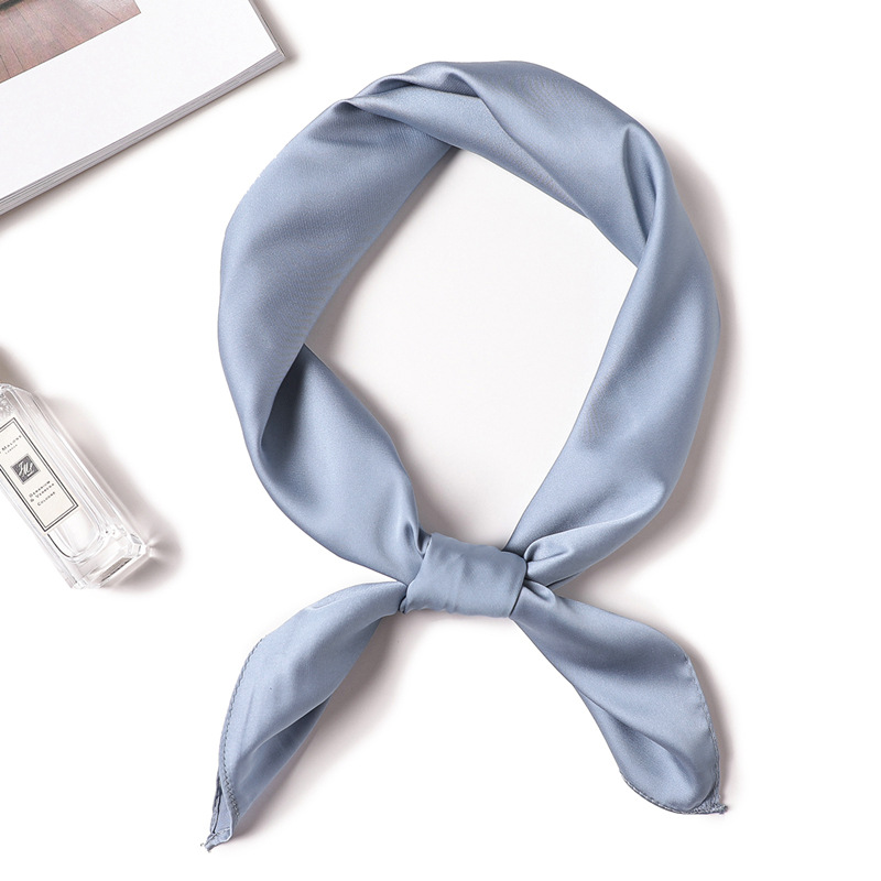 70cm Pure-color Scarf Female I - огляд і ціна Silk Blouse