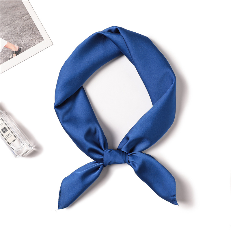 70cm Pure-color Scarf Female I - огляд і ціна Silk Blouse