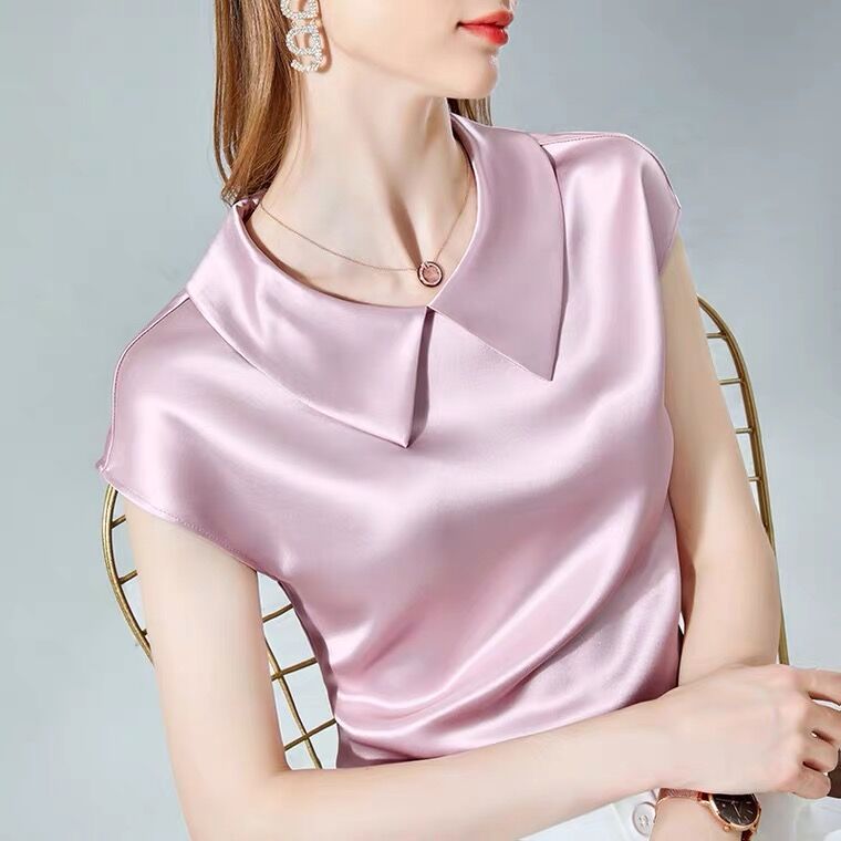 Camisas De Mujer Elegant Ice S - огляд і ціна Silk Blouse