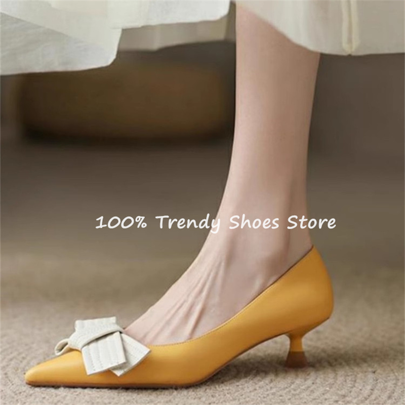 Butterfly Knot Decor Women Sli - огляд і ціна Womens Heels